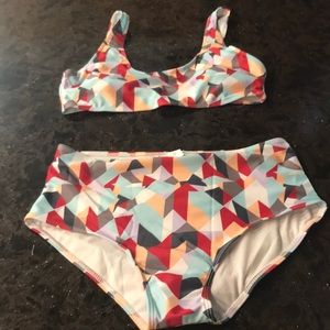 Bikini. Bottoms are high wasted.